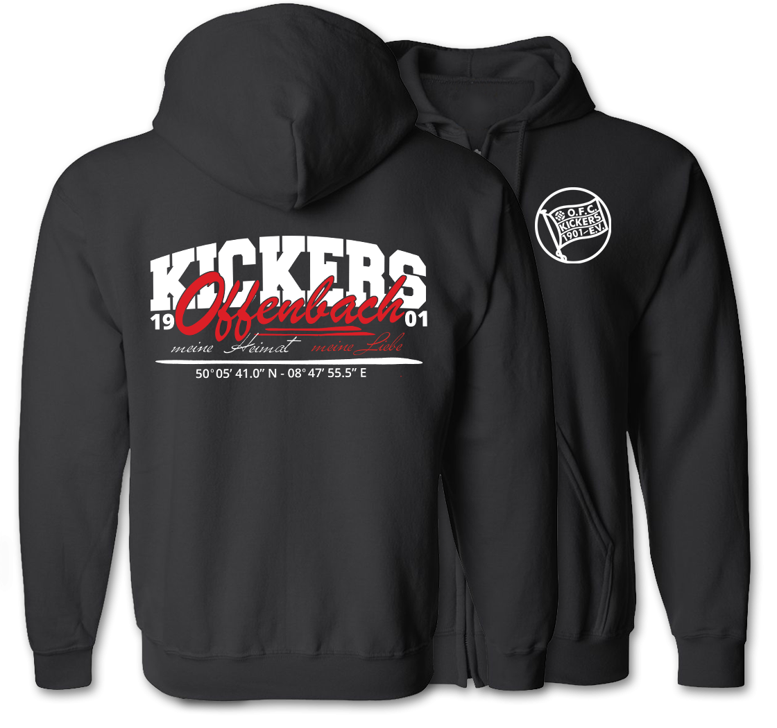 Zip-Hoodie "Fliege"