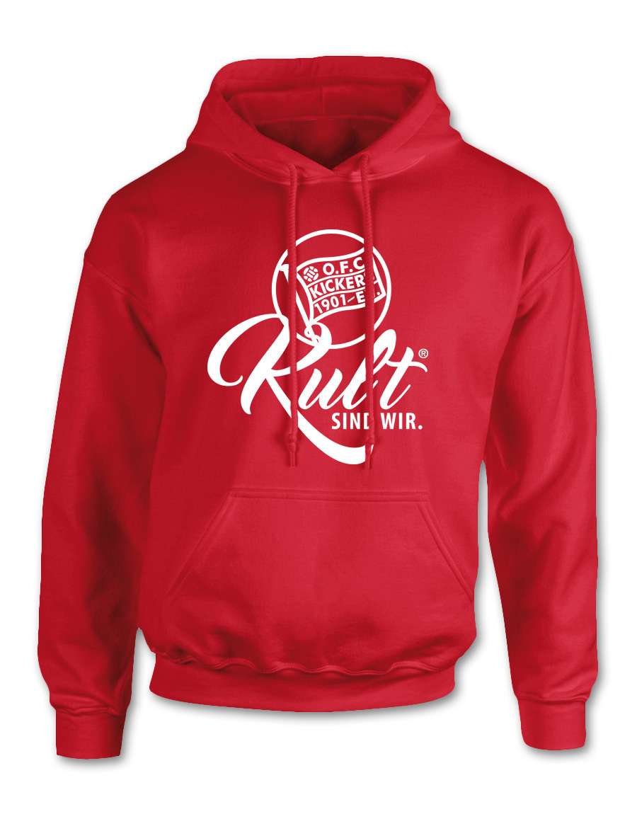 Hoodie "Kult sind wir" Rot