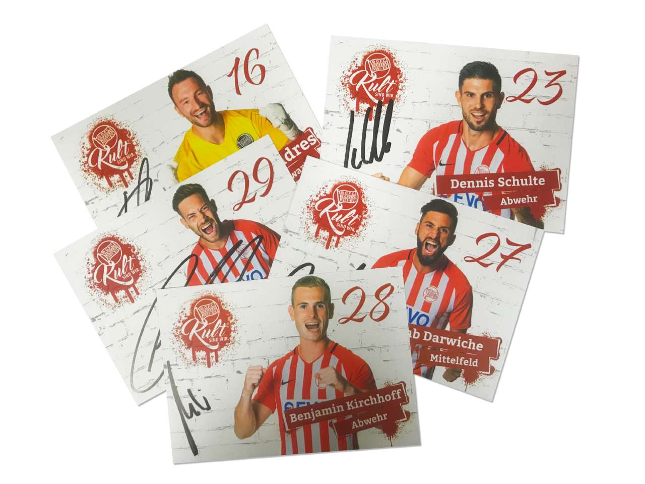 Autogrammkarten-Set 2018/19
